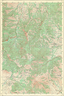 Topografske Makedonije 1:25000 prilep